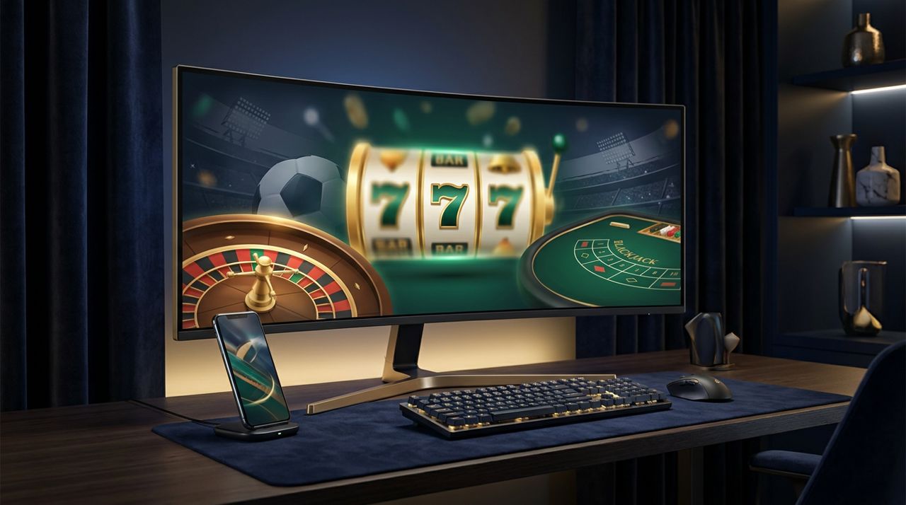 Snímek obrazovky online kasina Kyngs s nabídkou her a sportovních sázek